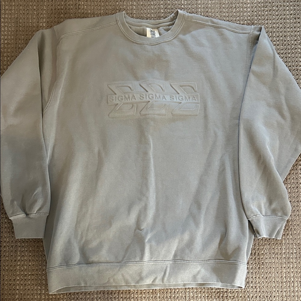 Sigma sigma sigma  Gray Sweatshirt